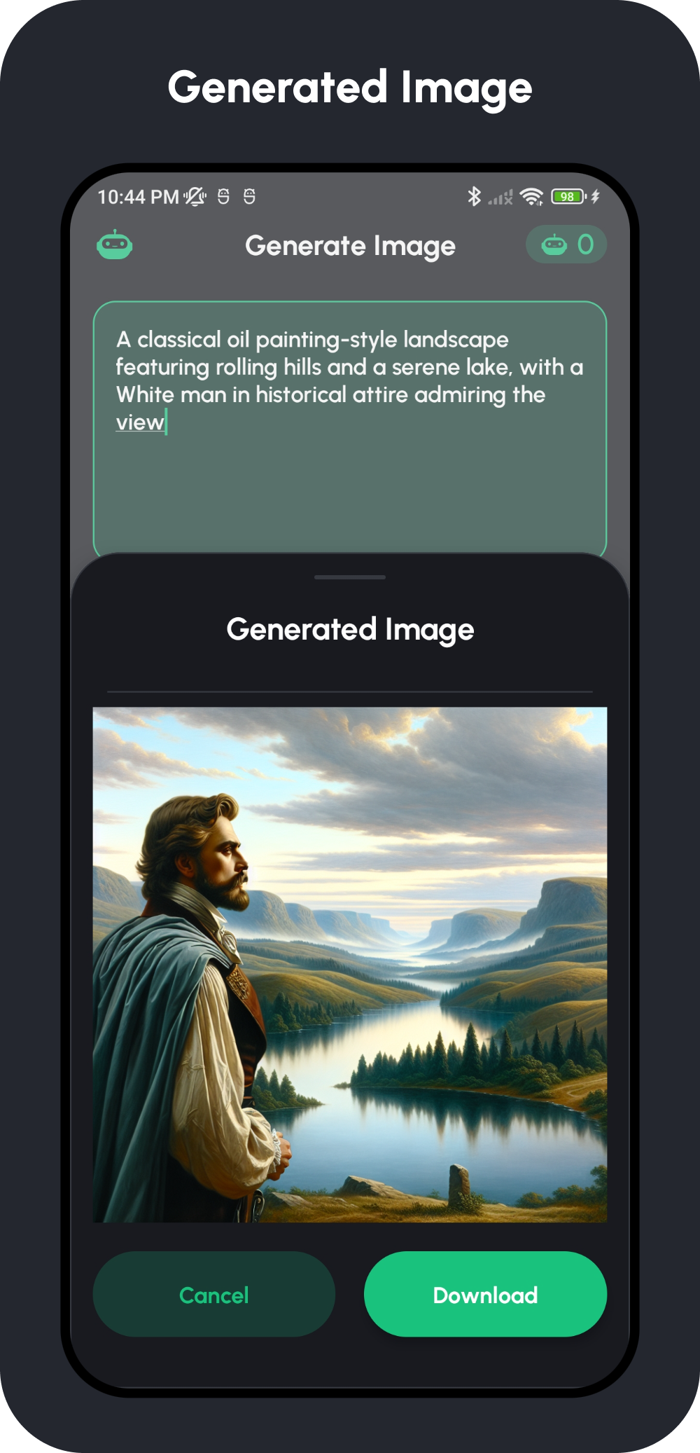 VirtuAI ChatGPT GPT-4, Dall-E-3 AI Art Image, AI Voice Text to Speech Mobile Kotlin Android App - 6